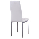 ΚΑΡΕΚΛΑ ΜΕΤΑΛΛΙΚΗ LADY HM0037.11 ΛΕΥΚΟ PU ΜΕΤΑΛΛΙΚΟ ΣΚΕΛΕΤΟ K/D 40x48x95Y εκ. 4τμχ