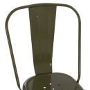 ΚΑΡΕΚΛΑ ΜΕΤΑΛΛΙΚΗ MELITA-PRO HM8641.43 ΣΕ DARK OLIVE GREEN 44x47x84.5Υεκ.