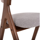 ΚΑΡΕΚΛΑ NEKKER HM9739.01 RUBBERWOOD ΣΕ ΚΑΡΥΔΙ-ΜΠΕΖ ΥΦΑΣΜΑ ΚΑΘΙΣΜΑ 56x55x78Yεκ. 2τμχ
