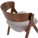 ΚΑΡΕΚΛΑ NEKKER HM9739.01 RUBBERWOOD ΣΕ ΚΑΡΥΔΙ-ΜΠΕΖ ΥΦΑΣΜΑ ΚΑΘΙΣΜΑ 56x55x78Yεκ. 2τμχ