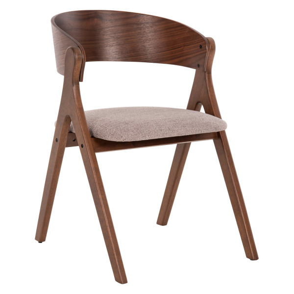 ΚΑΡΕΚΛΑ NEKKER HM9739.02 RUBBERWOOD ΣΕ ΚΑΡΥΔΙ-ΓΚΡΙ ΥΦΑΣΜΑ ΚΑΘΙΣΜΑ 56x55x78Yεκ. 2τμχ