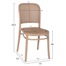 ΚΑΡΕΚΛΑ ΠΟΛΥΠΡΟΠΥΛΕΝΙΟΥ FLOW HM5937.03 ΚΑΠΟΥΤΣΙΝΟ 41x53x85,5Yεκ.