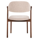 ΚΑΡΕΚΛΑ RIDER HM9734.02 RUBBERWOOD ΣΕ ΚΑΡΥΔΙ-ΥΦΑΣΜΑ ΕΚΡΟΥ 59x59x83Yεκ. 2τμχ