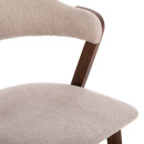 ΚΑΡΕΚΛΑ RIDER HM9734.02 RUBBERWOOD ΣΕ ΚΑΡΥΔΙ-ΥΦΑΣΜΑ ΕΚΡΟΥ 59x59x83Yεκ. 2τμχ