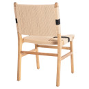 ΚΑΡΕΚΛΑ RUBBERWOOD ΚΑΙ ΣΧΟΙΝΙ ΣΕ ΦΥΣΙΚΟ RUSTIC 50x60x88Yεκ.HM9323.01 2τμχ