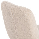 ΚΑΡΕΚΛΑ SHELLY HM8590.02 ΛΕΥΚΟ TEDDY ΥΦΑΣΜΑ ME ΜΕΤΑΛΛΙΚΑ ΜΑΥΡΑ ΠΟΔΙΑ 48x64x87Yεκ. 2τμχ