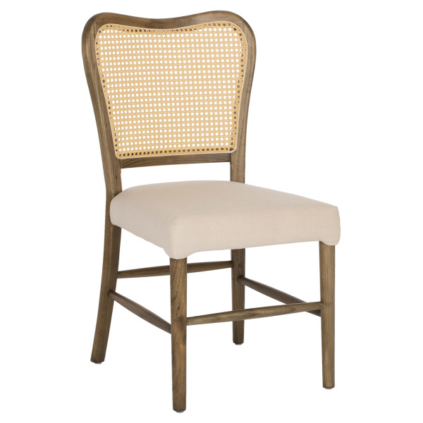 ΚΑΡΕΚΛΑ ΤΟΟΝ ΞΥΛΟ RATTAN ΥΦΑΣΜΑ HM9406.04 47x52x91,5Υεκ.