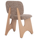 ΚΑΡΕΚΛΑ ΤΡΑΠΕΖΑΡΙΑΣ BELLISI HM18248.01 ΚΑΦΕ ΥΦΑΣΜΑ-PLYWOOD ΧΡΩΜΑ ΔΡΥΟΣ 53x56x78Υεκ. 2τμχ