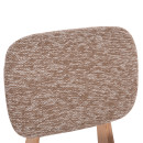 ΚΑΡΕΚΛΑ ΤΡΑΠΕΖΑΡΙΑΣ BELLISI HM18248.01 ΚΑΦΕ ΥΦΑΣΜΑ-PLYWOOD ΧΡΩΜΑ ΔΡΥΟΣ 53x56x78Υεκ. 2τμχ