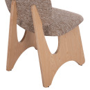 ΚΑΡΕΚΛΑ ΤΡΑΠΕΖΑΡΙΑΣ BELLISI HM18248.01 ΚΑΦΕ ΥΦΑΣΜΑ-PLYWOOD ΧΡΩΜΑ ΔΡΥΟΣ 53x56x78Υεκ. 2τμχ