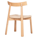 KΑΡΕΚΛΑ ΤΡΑΠΕΖΑΡΙΑΣ OSORIO HM18335.01 RUBBERWOOD & ΣΧΟΙΝΙ ΣΕ ΦΥΣΙΚΟ 51x55x74Υεκ 2τμχ