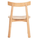 KΑΡΕΚΛΑ ΤΡΑΠΕΖΑΡΙΑΣ OSORIO HM18335.01 RUBBERWOOD & ΣΧΟΙΝΙ ΣΕ ΦΥΣΙΚΟ 51x55x74Υεκ 2τμχ