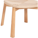 KΑΡΕΚΛΑ ΤΡΑΠΕΖΑΡΙΑΣ OSORIO HM18335.01 RUBBERWOOD & ΣΧΟΙΝΙ ΣΕ ΦΥΣΙΚΟ 51x55x74Υεκ 2τμχ