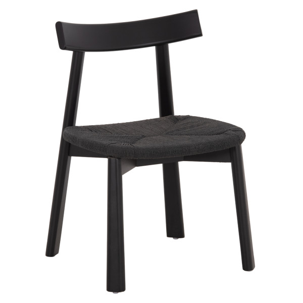 KΑΡΕΚΛΑ ΤΡΑΠΕΖΑΡΙΑΣ OSORIO HM18335.02 RUBBERWOOD & ΣΧΟΙΝΙ ΣΕ ΜΑΥΡΟ 51x55x74Υεκ 2τμχ