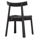 KΑΡΕΚΛΑ ΤΡΑΠΕΖΑΡΙΑΣ OSORIO HM18335.02 RUBBERWOOD & ΣΧΟΙΝΙ ΣΕ ΜΑΥΡΟ 51x55x74Υεκ 2τμχ