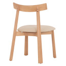 KΑΡΕΚΛΑ ΤΡΑΠΕΖΑΡΙΑΣ OSORIO HM18335.11 RUBBERWOOD ΦΥΣΙΚΟ-ΕΚΡΟΥ PU 51x55x74Υεκ 2τμχ