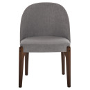 ΚΑΡΕΚΛΑ ΤΡΑΠΕΖΑΡΙΑΣ RAMMER HM9744.01 RUBBERWOOD ΣΕ ΚΑΡΥΔΙ-ΓΚΡΙ ΥΦΑΣΜΑ 57x55x86Υεκ. 2τμχ
