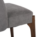 ΚΑΡΕΚΛΑ ΤΡΑΠΕΖΑΡΙΑΣ RAMMER HM9744.01 RUBBERWOOD ΣΕ ΚΑΡΥΔΙ-ΓΚΡΙ ΥΦΑΣΜΑ 57x55x86Υεκ. 2τμχ