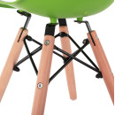 ΚΑΡΕΚΛΑ TWIST KID ΤΜΧ.HM8453.03 ΜΕ ΞΥΛΙΝΑ ΠΟΔΙΑ &ΠΡΑΣΙΝΟ ΚΑΘΙΣΜΑ 30,5Χ33Χ59 ΕΚ 4τμχ
