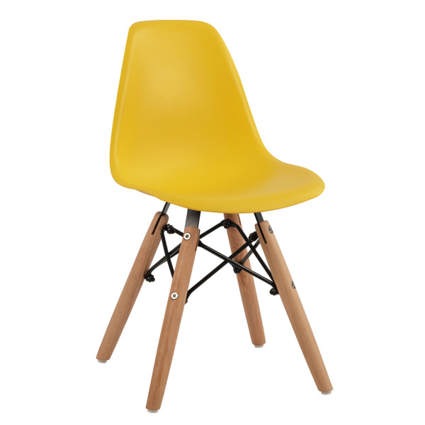 ΚΑΡΕΚΛΑ TWIST KID ΤΜΧ.HM8453.04 ΞΥΛΙΝΑ ΠΟΔΙΑ &ΚΑΘΙΣΜΑ ΚΙΤΡΙΝΟ PP 30,5Χ33Χ59 ΕΚ 4τμχ