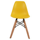 ΚΑΡΕΚΛΑ TWIST KID ΤΜΧ.HM8453.04 ΞΥΛΙΝΑ ΠΟΔΙΑ &ΚΑΘΙΣΜΑ ΚΙΤΡΙΝΟ PP 30,5Χ33Χ59 ΕΚ 4τμχ