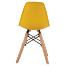 ΚΑΡΕΚΛΑ TWIST KID ΤΜΧ.HM8453.04 ΞΥΛΙΝΑ ΠΟΔΙΑ &ΚΑΘΙΣΜΑ ΚΙΤΡΙΝΟ PP 30,5Χ33Χ59 ΕΚ 4τμχ