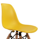 ΚΑΡΕΚΛΑ TWIST KID ΤΜΧ.HM8453.04 ΞΥΛΙΝΑ ΠΟΔΙΑ &ΚΑΘΙΣΜΑ ΚΙΤΡΙΝΟ PP 30,5Χ33Χ59 ΕΚ 4τμχ