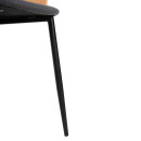 ΚΑΡΕΚΛΑ VELP HM9616.02 ΞΥΛΟ ΣΕ ΦΥΣΙΚΟ-ΓΚΡΙ ΥΦΑΣΜΑ-ΜΑΥΡΑ ΜΕΤΑΛ. ΠΟΔΙΑ 55,5x50x79Υεκ. 2τμχ