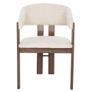 ΚΑΡΕΚΛΑ ZARRA HM9970.03 RUBBERWOOD ΣΕ ΚΑΡΥΔΙ-ΕΚΡΟΥ ΜΠΟΥΚΛΕ ΥΦΑΣΜΑ 55,5x59x81,5Υεκ 2τμχ