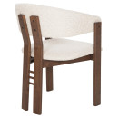 ΚΑΡΕΚΛΑ ZARRA HM9970.03 RUBBERWOOD ΣΕ ΚΑΡΥΔΙ-ΕΚΡΟΥ ΜΠΟΥΚΛΕ ΥΦΑΣΜΑ 55,5x59x81,5Υεκ 2τμχ