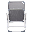 ΚΑΡΕΚΛΑΚΙ ΠΑΡΑΛΙΑΣ ΑΛΟΥΜINIOY ΒΑΡ.ΤΥΠΟΥ ΨΗΛΗ ΠΛΑΤΗ ALMIRA HM5053.10 ΓΚΡΙ 55x71x66Υεκ