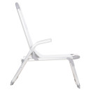 ΚΑΡΕΚΛΑΚΙ ΠΑΡΑΛΙΑΣ ΑΛΟΥΜΙΝΙΟΥ ΒΑΡ.ΤΥΠΟΥ ΥΠΕΡΥΨΩΜΕΝΟ ALMIRA HM6431.03 ΛΕΥΚΟ 53x68x80Υεκ