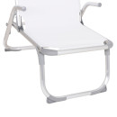 ΚΑΡΕΚΛΑΚΙ ΠΑΡΑΛΙΑΣ ΑΛΟΥΜΙΝΙΟΥ ΒΑΡ.ΤΥΠΟΥ ΥΠΕΡΥΨΩΜΕΝΟ ALMIRA HM6431.03 ΛΕΥΚΟ 53x68x80Υεκ