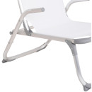 ΚΑΡΕΚΛΑΚΙ ΠΑΡΑΛΙΑΣ ΑΛΟΥΜΙΝΙΟΥ ΒΑΡ.ΤΥΠΟΥ ΥΠΕΡΥΨΩΜΕΝΟ ALMIRA HM6431.03 ΛΕΥΚΟ 53x68x80Υεκ