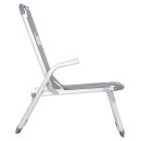 ΚΑΡΕΚΛΑΚΙ ΠΑΡΑΛΙΑΣ ΑΛΟΥΜΙΝΙΟΥ ΒΑΡ.ΤΥΠΟΥ ΥΠΕΡΥΨΩΜΕΝΟ ALMIRA HM6431.10 ΓΚΡΙ 53x68x80Υεκ