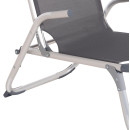 ΚΑΡΕΚΛΑΚΙ ΠΑΡΑΛΙΑΣ ΑΛΟΥΜΙΝΙΟΥ ΒΑΡ.ΤΥΠΟΥ ΥΠΕΡΥΨΩΜΕΝΟ ALMIRA HM6431.10 ΓΚΡΙ 53x68x80Υεκ