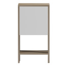 ΚΟΜΟΔΙΝΟ ARGUS HM18378.11 ΜΕΛΑΜΙΝΗ ΛΕΥΚΟ/SONAMA 30x30x55Υεκ.