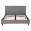 ΚΡΕΒΑΤΙ BECCA ΑΠΟ ΥΦΑΣΜΑ ΓΚΡΙ HM553.11 ΓΙΑ ΣΤΡΩΜΑ 150x200 EK.