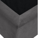 ΚΡΕΒΑΤΙ MALENA ΑΠΟ ΓΚΡΙ ΒΕΛΟΥΔΟ HM647.10 ΓΙΑ ΣΤΡΩΜΑ 120x200 εκ.