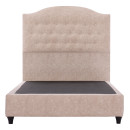ΚΡΕΒΑΤΙ MALENA ΑΠΟ ΜΠΕΖ ΥΦΑΣΜΑ NUBUCK HM647.22 ΓΙΑ ΣΤΡΩΜΑ 120x200 εκ.
