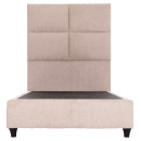 ΚΡΕΒΑΤΙ ΜΟΝΟ MILO HM652.32 ΜΠΕΖ TEDDY ΥΦΑΣΜΑ ΓΙΑ ΣΤΡΩΜΑ 90x200εκ