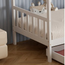 ΚΡΕΒΑΤΙ ΠΑΙΔΙΚΟ ΜΕ ΣΤΡΩΜΑ KLARICE HM21305.01 ΞΥΛΟ ΠΕΥΚΟΥ ΣΕ ΛΕΥΚΟ--ΣΤΡΩΜΑ 90x190εκ