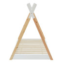 ΚΡΕΒΑΤΙ ΠΑΙΔΙΚΟ MUNK HM699.03 τ.MONTESSORI ΞΥΛΟ ΠΕΥΚΟΥ ΦΥΣΙΚΟ-ΛΕΥΚΟ- 190x90εκ
