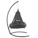 ΚΡΕΜΑΣΤΗ ΦΩΛΙΑ AUGUST ΜΑΚΡΑΜΕ-ΜΕΤΑΛΛΟ ΑΝΘΡΑΚΙ HM5922.10 123x113x145Υεκ.