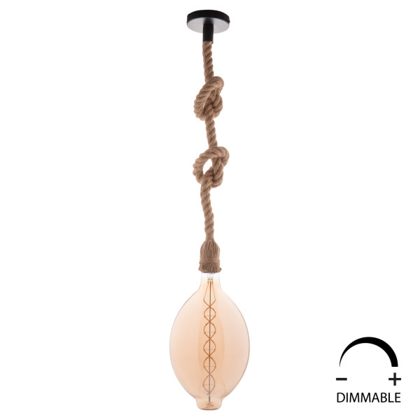 ΛΑΜΠΤΗΡΑΣ LED FILAMENT 8W E27 3000K TEA COLOR DIMMABLE HM4051.02