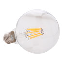 ΛΑΜΠΤΗΡΑΣ GLOBO LED FILAMENT 8W E27 2700K ΔΙΑΦΑΝΟΣ DIMMABLE HM4050.01