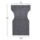 ΜΑΞΙΛΑΡΙ TEXTILENE 600gr/m2 2X1 ΓΚΡΙ ΓΙΑ ΠΟΛΥΘΡΟΝΑ ΣΚΗΝΟΘΕΤΗ HM5272.10 46.5Χ53Χ80Υεκ.