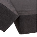ΜΑΞΙΛΑΡΙ ΞΑΠΛΩΣΤΡΑΣ KIHEI HM21094.03 OLEFIN ΣΚΟΥΡΟ ΓΚΡΙ ΜΕ FOAM 198x70x20Υεκ
