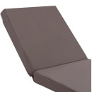 ΜΑΞΙΛΑΡΙ ΞΑΠΛΩΣΤΡΑΣ POLYESTER SIFNOS ΓΚΡΙ HM11235.10P 190x70x11 εκ.