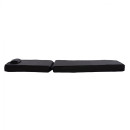 ΜΑΞΙΛΑΡΙ ΞΑΠΛΩΣΤΡΑΣ TEXTILENE 600gr/m2 2X1 SIFNOS ΜΑΥΡΟ HM11237.05T 194x70x11 εκ.